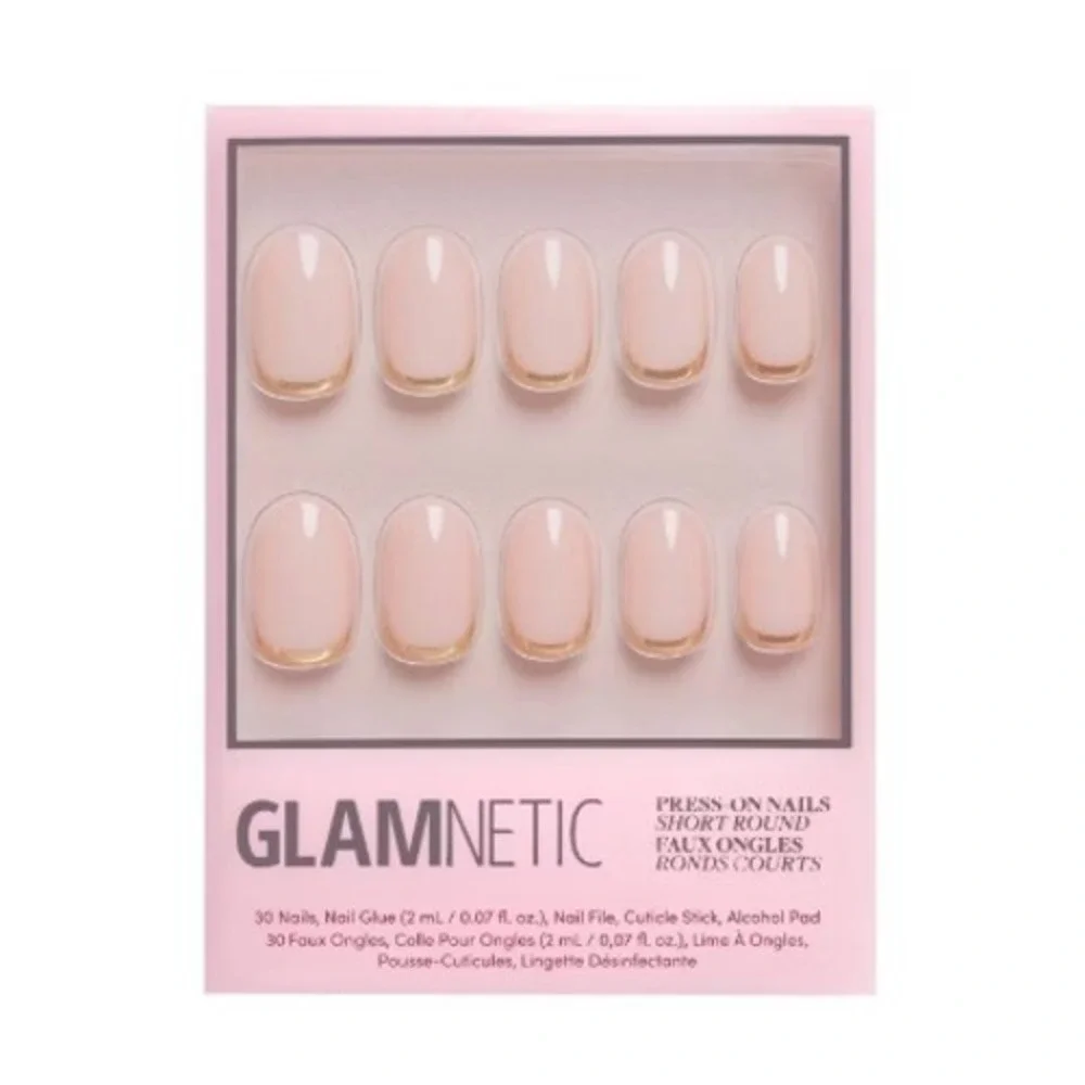 Glamnetic Women's Press-On Nails-Goal Digger-30ct-Short Round
